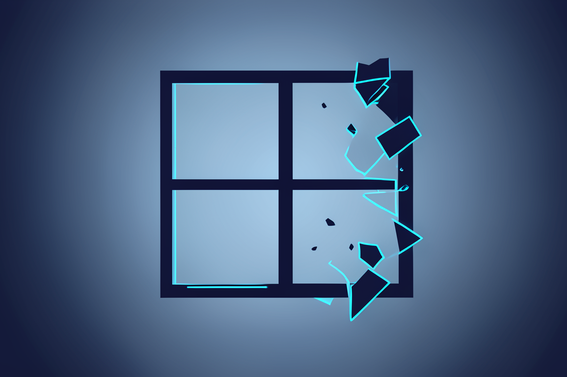 Abstract illustration depicting Microsoft removing AI integration features from Windows interface