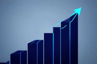 Abstract illustration depicting upward growth trajectory representing Claude AI's expanding user base