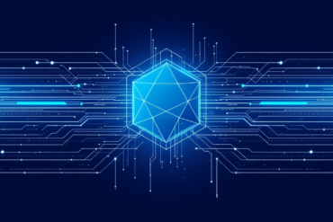 Abstract illustration of data streaming infrastructure with multiple channels converging into unified processing layer