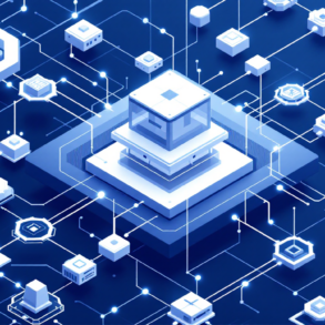 Abstract illustration of interconnected military AI systems and unified platform architecture