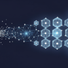 Abstract illustration of self-organising neural network representing autonomous AI learning systems