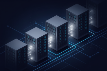 Abstract illustration of data centre infrastructure representing Microsoft's AI investment in Japan