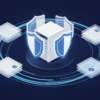 Illustration of secure on-premises server infrastructure with contained data flows representing sovereign AI architecture