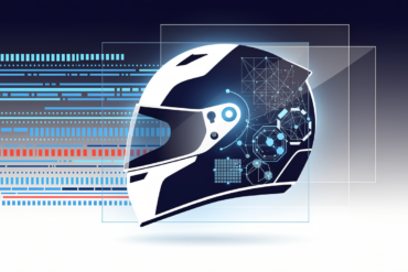 Abstract illustration depicting AI-driven content personalisation for motorsport fan engagement