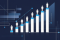 Editorial illustration depicting workforce growth metrics with ascending charts and expanding organisational structures