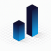 Abstract illustration representing market share competition between AI assistant platforms