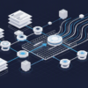 Abstract illustration of AI compliance systems showing interconnected regulatory frameworks and automated documentation workflows