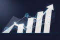 Abstract geometric illustration representing AI startup funding and strategic partnership growth