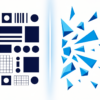 Abstract geometric illustration representing diverging cognitive patterns in technology leadership decision-making