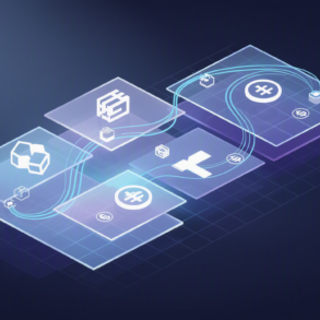 Abstract geometric illustration representing AI market localization and pricing strategy across international markets