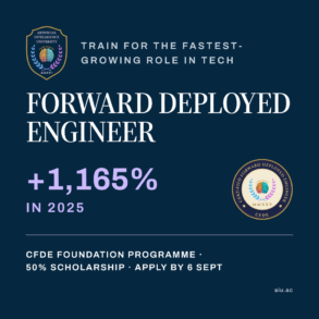Forward Deployed Engineer job postings grew 1,165% in 2025: CFDE Foundation programme by AIU with 50% scholarship, apply by 6 September to avail scholarship