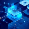 Abstract geometric illustration representing AI-powered security testing with network nodes and defensive layers