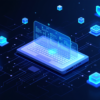 Abstract illustration of browser-based security architecture protecting AI agent workflows