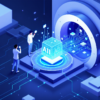 Editorial illustration depicting independent researchers examining AI systems with full access transparency